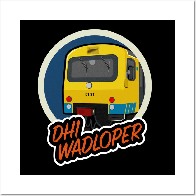 NS DH1 WADLOPER Wall Art by MILIVECTOR